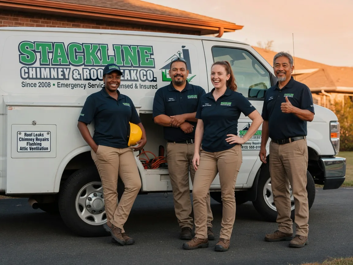 Chimney flashing repair company in La Vernia, TX
